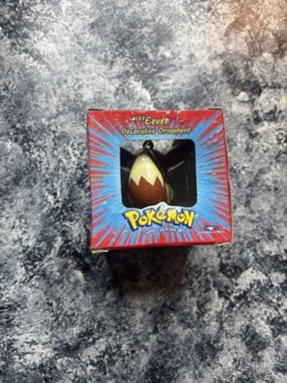 RARE Vintage Pokemon #133 Eevee Christmas Ornament 1999 Nintendo